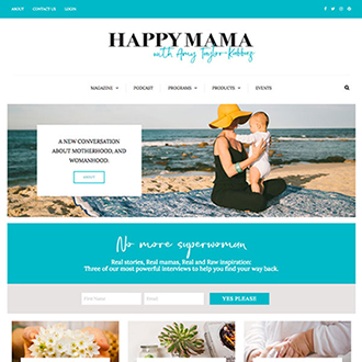 Website & logo: Happy Mama